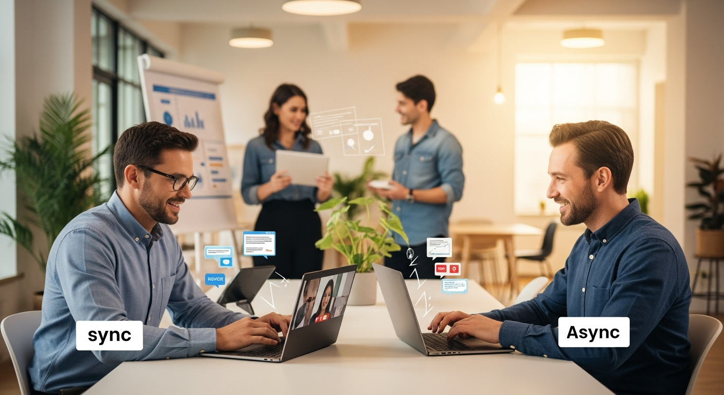 Team Communication Best Practices: Async, Sync & Everything Between | AbTeem